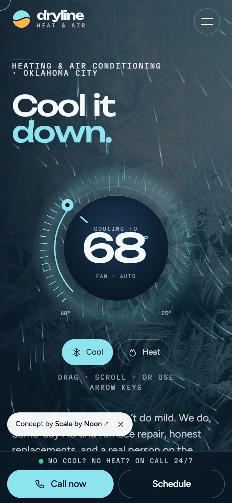 Dryline Heat & Air — Na telefonu