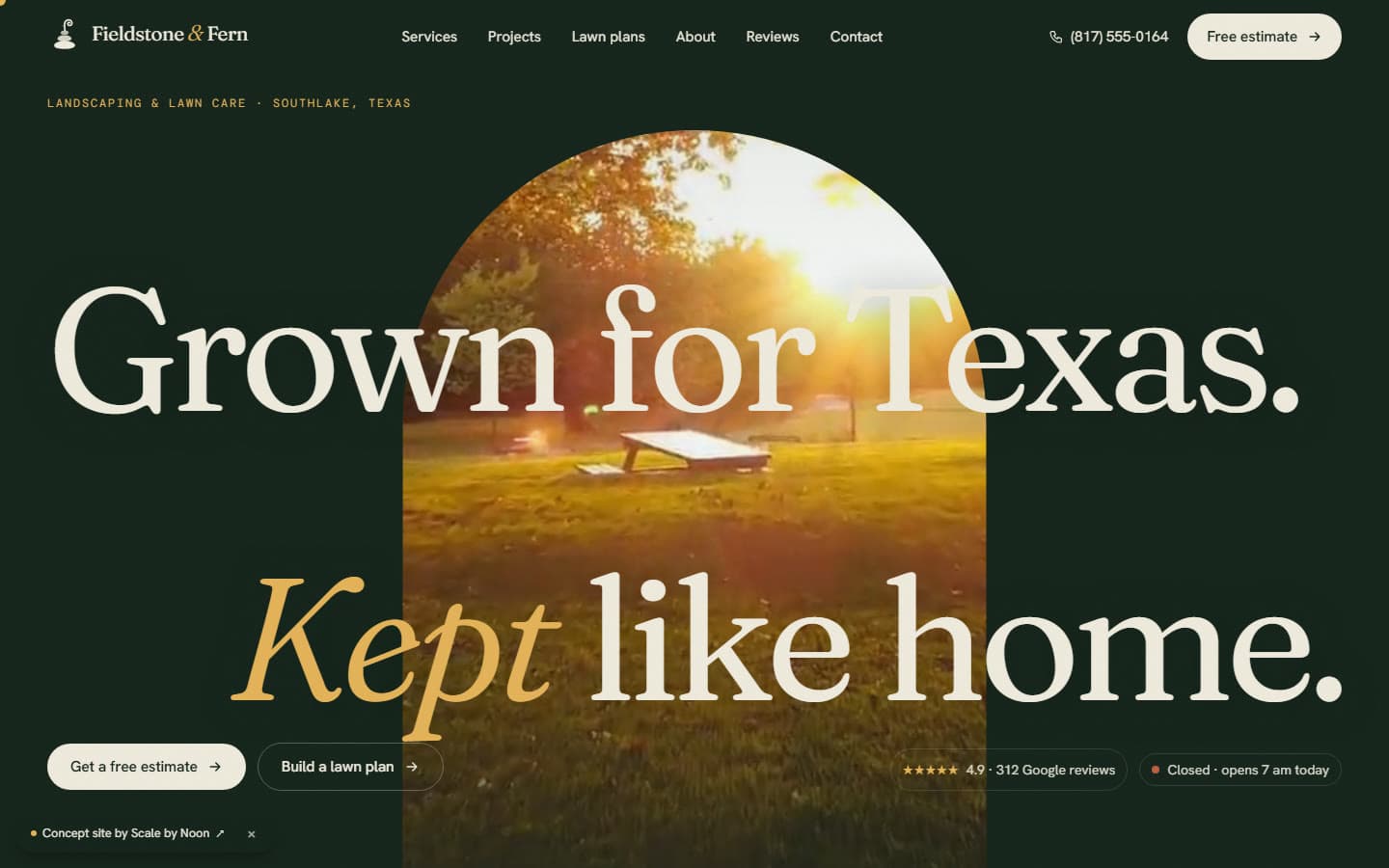 Fieldstone & Fern — website