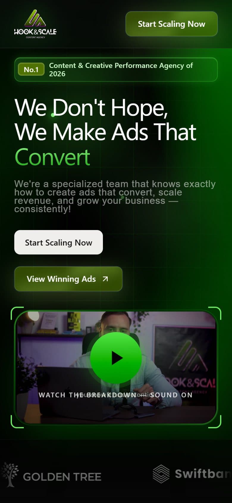 Hook & Scale — On mobile