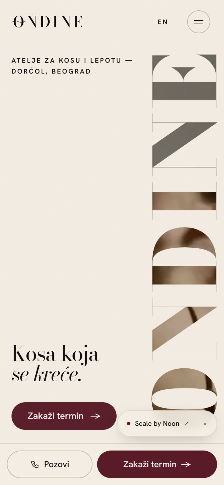 Ondine — On mobile