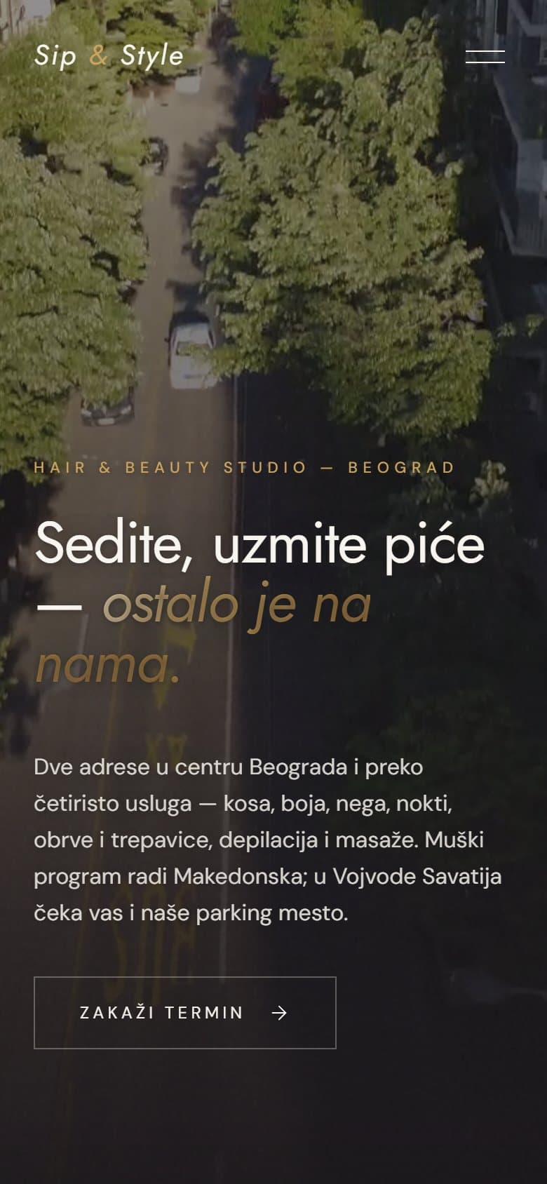 Sip & Style — Na telefonu